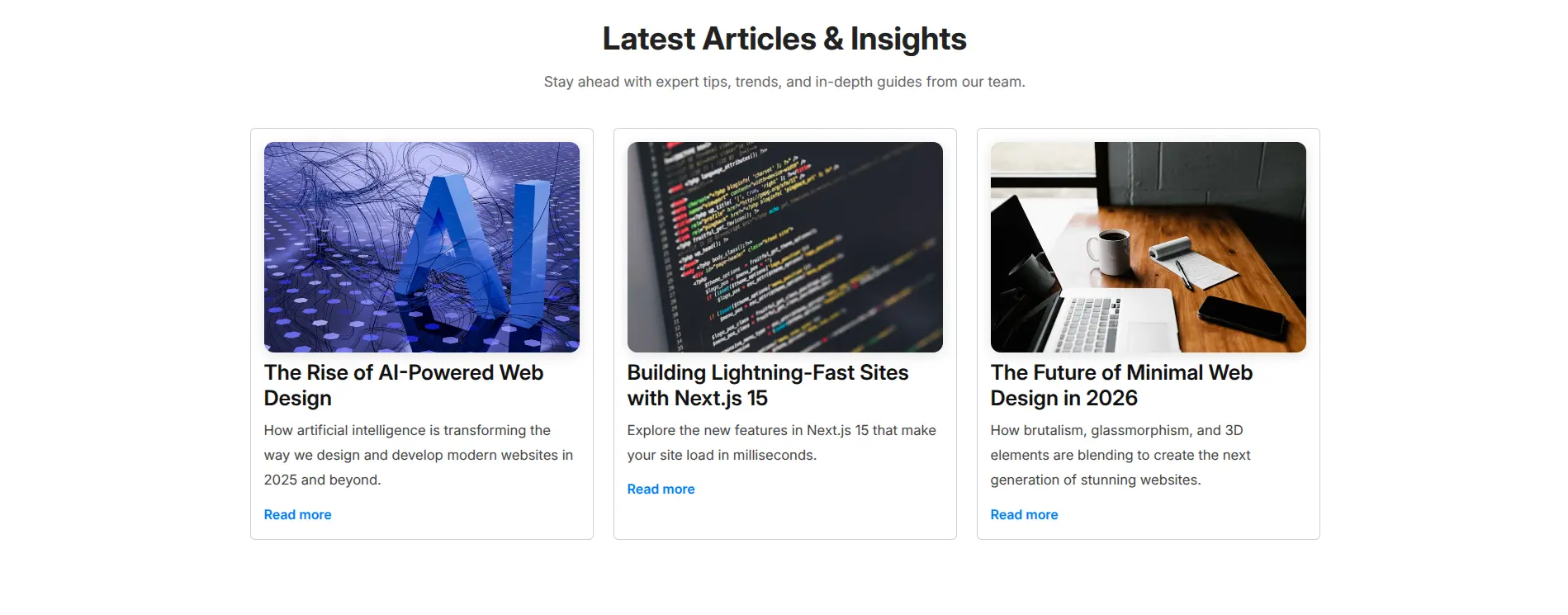 Latest Articles & Insights