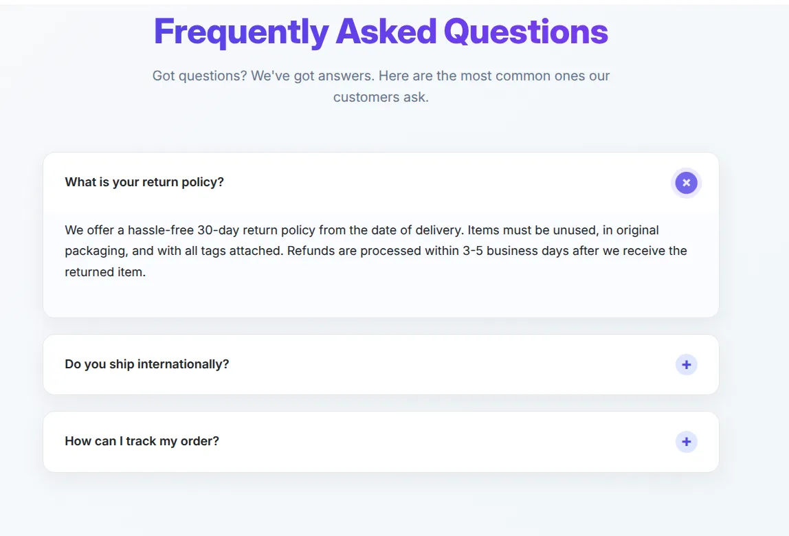 Frequently Asked Questions