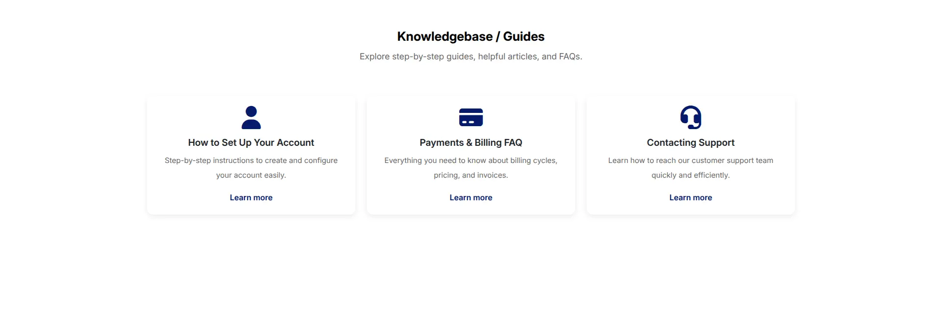 Knowledgebase / Guides