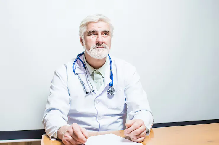 Portrait of General Surgeon Dr. Noah Mitchell